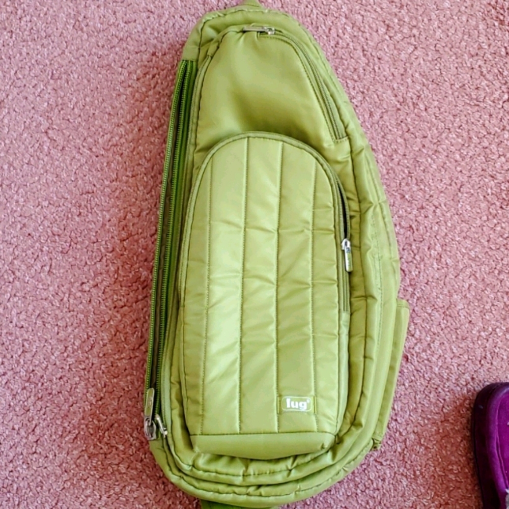 Lug over the shoulder bag